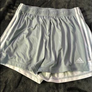 Women Grey Adidas Athletic Shorts